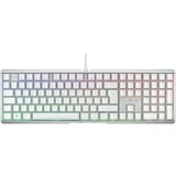 CHERRY MX 3.1, Gaming-Tastatur weiß/silber, DE-Layout, Cherry MX2A Red