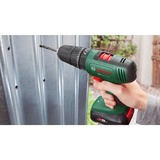 Bosch Akku-Schlagbohrschrauber EasyImpact 18V-40 grün/schwarz, 2x Li-Ionen Akku 1,5Ah, Koffer, POWER FOR ALL ALLIANCE