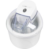 Clatronic Eiscreme-Maker ICM 3764, Eismaschine weiß, für 1.500ml Eiscreme, 12 Watt