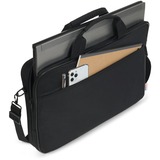 DICOTA BASE XX Toploader, Notebooktasche schwarz, bis 43,9 cm (17,3")