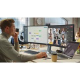 Philips 49B2U5900CH/00, LED-Monitor 124 cm (48.8 Zoll), schwarz/silber, DisplayPort, HDMI, Adaptive-Sync, USB-C, Curved, Webcam, HDR