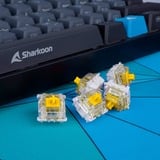 Sharkoon Gateron Pro 3.0 Yellow Switch-Set, Tastenschalter gelb/transparent, 35 Stück