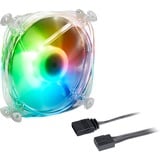 Sharkoon SHARK Disc PWM RGB Fan, Gehäuselüfter transparent, 120 mm