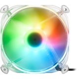 Sharkoon SHARK Disc PWM RGB Fan, Gehäuselüfter transparent, 120 mm