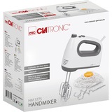 Clatronic Handmixer HM 3775 weiß/grau, 400 Watt