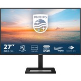 Philips 27E1N1300AE/00, LED-Monitor 69 cm (27 Zoll), schwarz, FullHD, IPS, Adaptive-Sync, USB-C, Ergonomischer Standfuß, 100Hz Panel