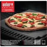 Weber CRAFTED Glasierter Grillstein 7681, Pizzastein grau