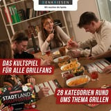 Denkriesen Stadt Land Vollpfosten - Grillparty Edition, Partyspiel A4-Spielblock