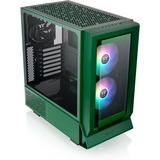 Thermaltake Ceres 350 MX , Tower-Gehäuse dunkelgrün, Tempered Glass x 2