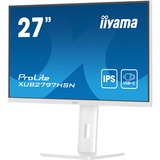 iiyama ProLite XUB2797HSN-W2, LED-Monitor 68.5 cm (27 Zoll), weiß (matt), FullHD, IPS, USB-C, RJ-45, 100Hz Panel