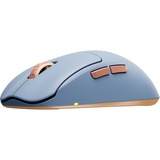 CHERRY M68 Wireless, Gaming-Maus hellblau/kupfer