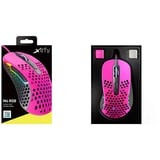 CHERRY Xtrfy M4, Gaming-Maus pink/schwarz