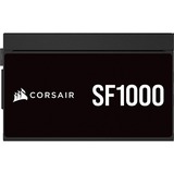 Corsair SF1000, PC-Netzteil schwarz, 1x 12VHPWR, 3x PCIe, Kabelmanagement, 1000 Watt