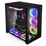 Lian Li O11DX Dynamic , Tower-Gehäuse schwarz, Tempered Glass x 2