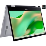 Acer Chromebook Spin 513 (CP513-1H-S3XM), Notebook silber, Google Chrome OS, 33.8 cm (13.3 Zoll), 64 GB eMMC