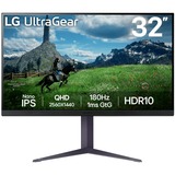 LG UltraGear 32GS85QX-B.AEU, Gaming-Monitor 80 cm (31.5 Zoll), dunkelgrau, WQHD, IPS, HDMI, DP, USB-Hub, 180Hz Panel