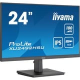 iiyama ProLite XU2492HSU-B6, LED-Monitor 61 cm (24 Zoll), schwarz (matt), FullHD, AMD Free-Sync, IPS