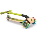 GLOBBER Primo Foldable Lights mit Holzdeck, Scooter grün