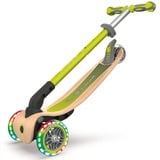 GLOBBER Primo Foldable Lights mit Holzdeck, Scooter grün