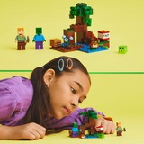 LEGO 21240 Minecraft Das Sumpfabenteuer, Konstruktionsspielzeug 