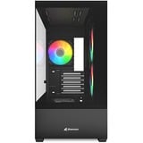 Sharkoon MK6 RGB , Tower-Gehäuse schwarz, Tempered Glass x 2