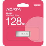 ADATA UR350 128 GB, USB-Stick nickel/braun, USB-A 3.2 Gen 1 (5 Gbit/s)