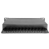 Digitus Patchpanel DN-91612S schwarz, 254 mm (10"), Cat.6