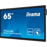 iiyama ProLite TE6514MIS-B2AG, Public Display schwarz (matt), UltraHD/4K, Touchscreen, HDMI, DP, USB-C