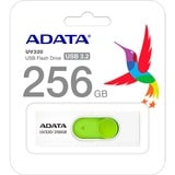 ADATA UV320 256 GB, USB-Stick weiß/grün, USB-A 3.2 Gen 1