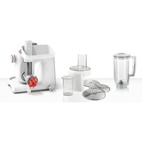 Bosch MUM58231 Küchenmaschine weiß/silber, 1.000 Watt, Serie 4