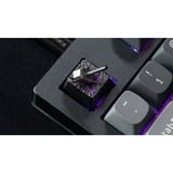 Keychron Hammer Aluminum Alloy Artisan Keycap, Tastenkappe schwarz/silber