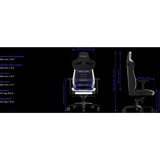 Vertagear PL4800, Gaming-Stuhl schwarz/carbon, ContourMax Lumbar, VertaAir, Hygennx