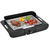 Clatronic Barbeque-Tischgrill BQ 3507, Elektrogrill schwarz, 2.000 Watt