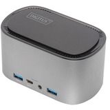 Digitus 11-Port USB-C Docking Station, Dockingstation silber/schwarz