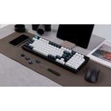 Keychron Q5 Max, Gaming-Tastatur schwarz/mehrfarbig, DE-Layout, Gateron Jupiter Red, Hot-Swap, Aluminiumrahmen, RGB