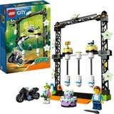 LEGO 60341 City Stuntz Umstoß-Challenge, Konstruktionsspielzeug Inkl. Motorrad und Stunt Racer Minifigur