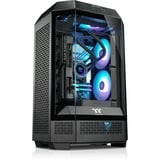 Thermaltake Toughline Liquid T300i, Gaming-PC schwarz/transparent, Windows 11 Home 64-Bit