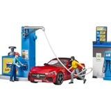 bruder bworld Tankstelle mit Waschplatz, Spielfigur 