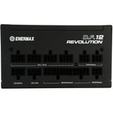 Enermax Revolution D.F.12 850W, PC-Netzteil schwarz, 1x 12-Pin GPU Anschluss, 3x PCIe, Kabelmanegement, 850 Watt