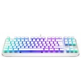 ENDORFY Thock TKL Pudding Onyx White, Gaming-Tastatur weiß, DE-Layout, Kailh RGB Brown