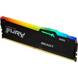 Kingston FURY DIMM 16 GB DDR5-6000, Arbeitsspeicher schwarz, KF560C36BBE2A-16, Beast RGB, AMD EXPO