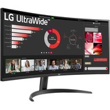 LG 34WR50QK-B, LED-Monitor 86.4 cm (34 Zoll), schwarz, QHD, VA, Curved, HDR10, 100Hz Panel