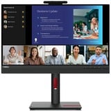 Lenovo ThinkVision T24v-30, LED-Monitor 60.5 cm (23.8 Zoll), schwarz, Full HD, IPS, HDMI, DisplayPort, VGA, Pivot, Webcam