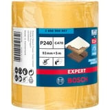 Bosch Expert C470 Schleifblatt, 93mm, K240 5 Meter Rolle, für Schwingschleifer, zum Handschleifen