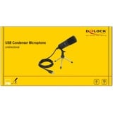 DeLOCK Professionelles USB Kondensator Mikrofon schwarz