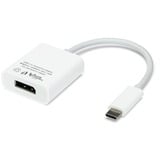 OWC USB Adapter, USB-C Stecker > DisplayPort Buchse weiß, 11cm