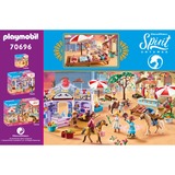 PLAYMOBIL 70696 Spirit Miradero Süßigkeitenstand, Konstruktionsspielzeug 