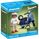 PLAYMOBIL 71622 1969 Vespa 150 Sprint Veloce, blau, Konstruktionsspielzeug 