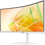 SAMSUNG ViewFinity S65TC S34C650TAU, LED-Monitor 86.4 cm (34 Zoll), weiß, UWQHD, VA, Curved, AMD Free-Sync, Thunderbolt 4.0, 100Hz Panel