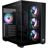 Thermaltake View 380 TG ARGB , Tower-Gehäuse schwarz, Tempered Glass x 2